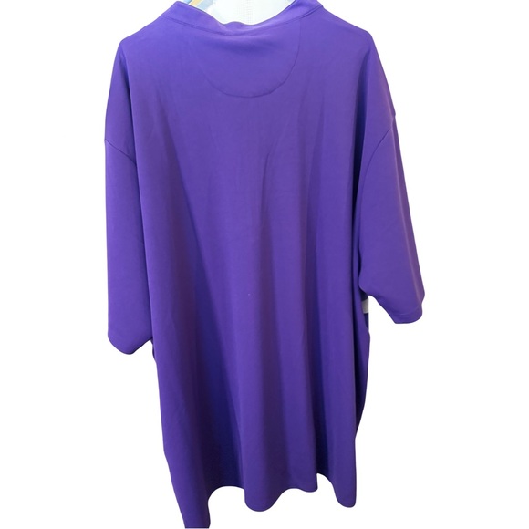 Stylish Purple Bowling Jersey Uniform Shirt 5X - Picture 3 of 4